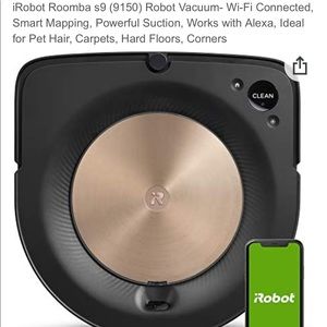 iRobot s9 needs a new battery used selling as is condition